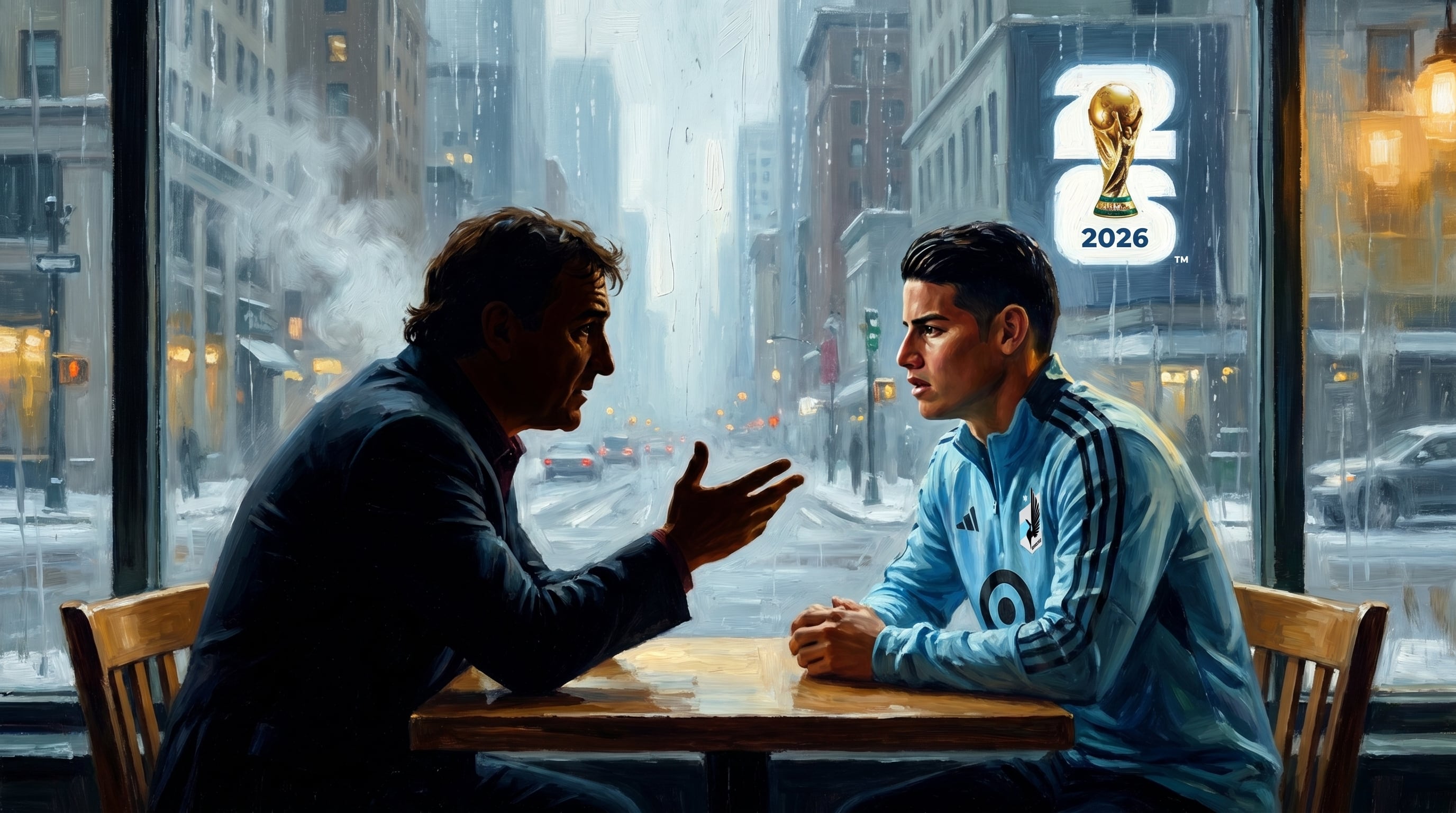 James Rodríguez con la camiseta del Minnesota United acumula apenas 105 minutos en cuatro partidos - crédito Imagen ilustrativa Infobae / Reuters / AFP