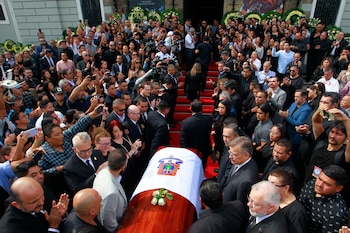 Velorio Raúl Padilla López