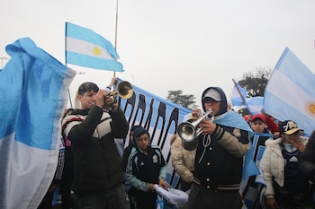 Recibimiento Selección Argentina - Ezeiza - Predio AFA.