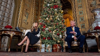 Donald Trump conversó con niños