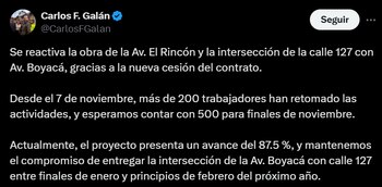 El alcalde dio las buenas