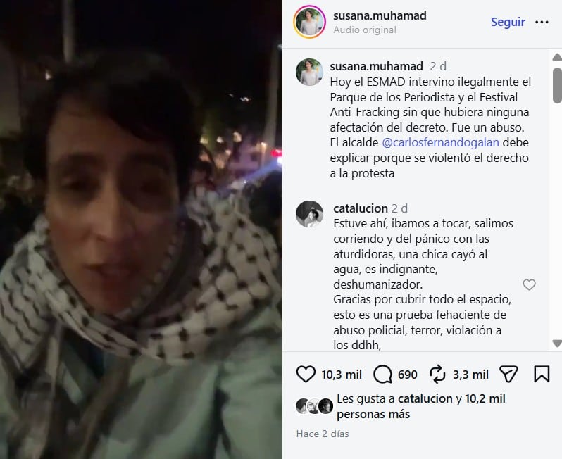 La exministra de Ambiente calificó como un