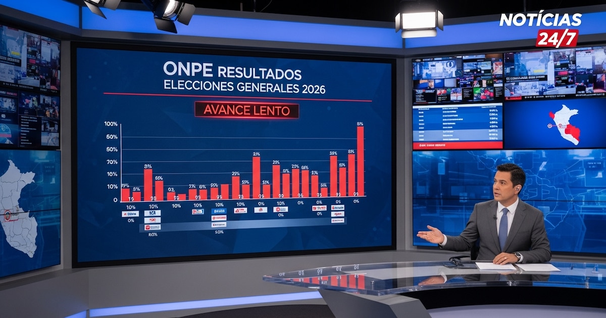 INCERTIDUMBRE ELECTORAL: Escrutinio lento mantiene en vilo a Perú