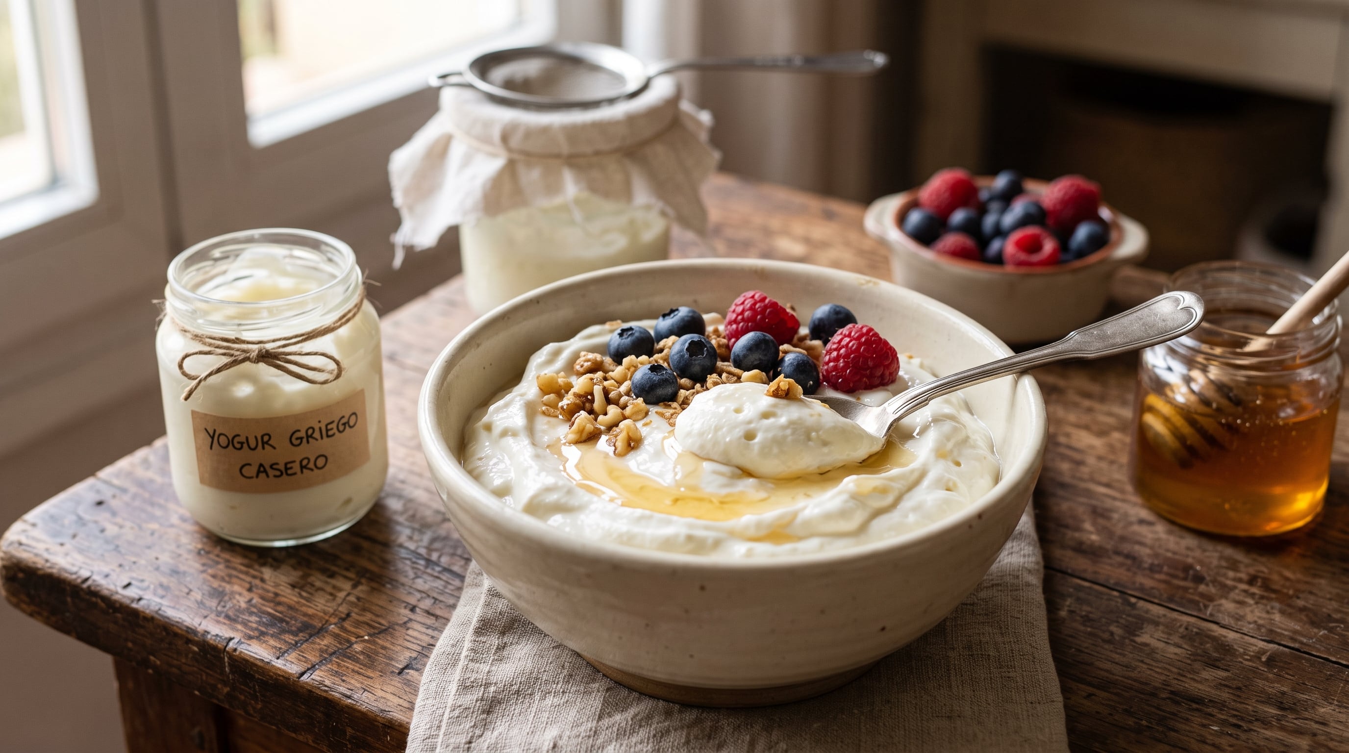 Elegir yogur griego sin azúcares agregados y combinarlo con frutas, avena o nueces permite incorporar fibra y grasas saludables, beneficiosas para la salud metabólica (Imagen Ilustrativa Infobae)