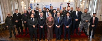 La ministra Alejandra Monteoliva con gobernadores del NOA en el primer Consejo Federal de Seguridad Interior