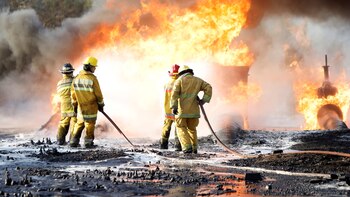 Una explosión de un gasoducto