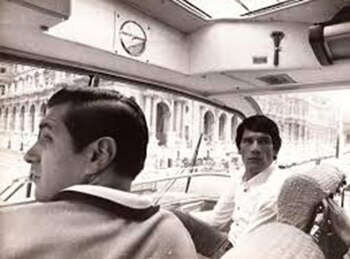 Monzón, junto a su amigo