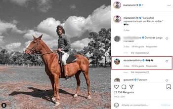 La reacción de Silvina Escudero