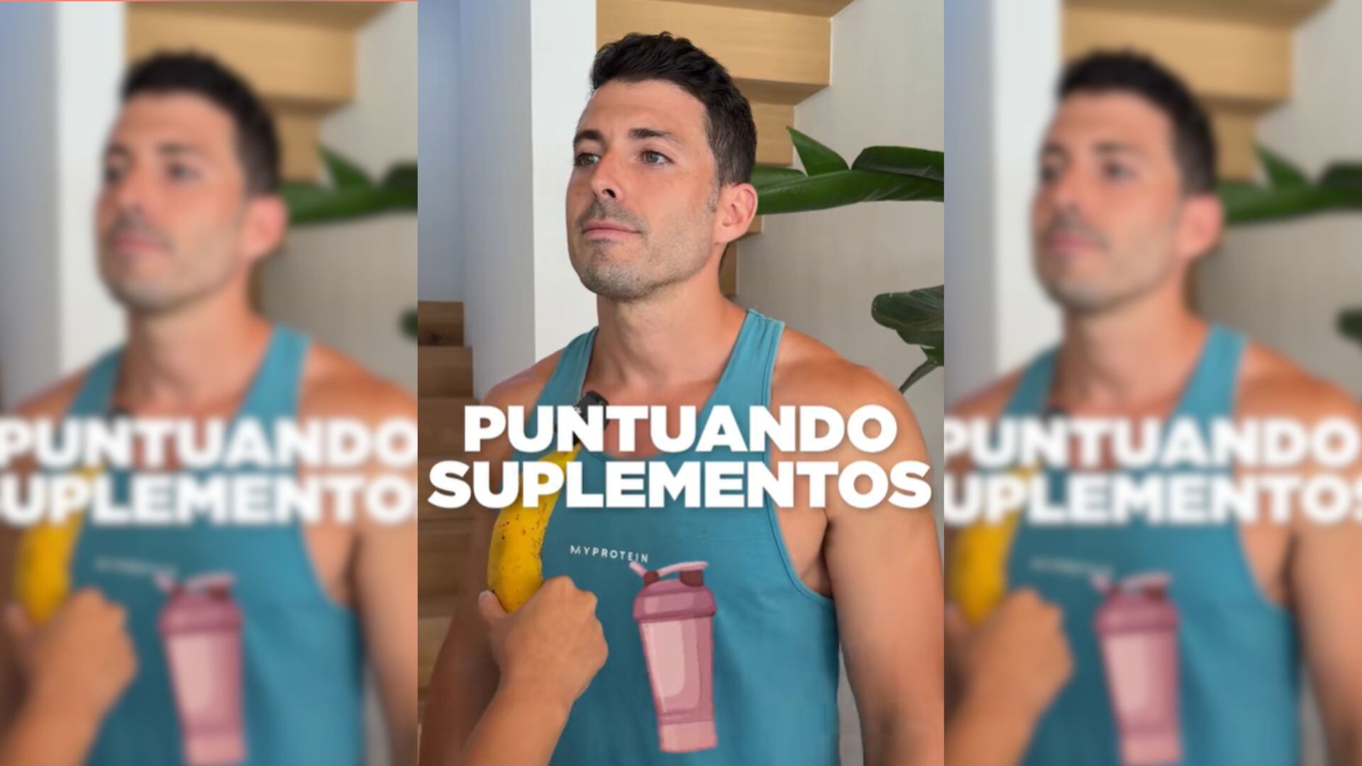 Fragmento de TikTok en el que Sergioo peinado habla sobre algunos suplementos. (@sergiopeinadotrainer)