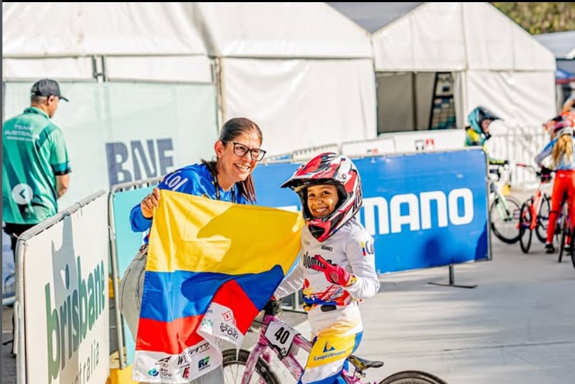 Colombia tiene campeona mundial de BMX, con tan solo 8 años: Ella es Sophia Larrota