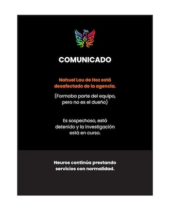El comunicado de Neuros.