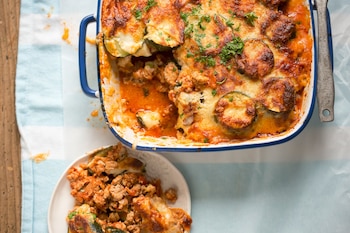 Receta de moussaka de calabacín