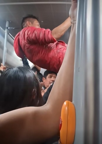 El inusual viaje llamó la