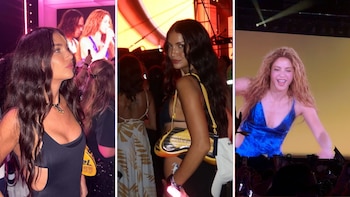 Luces, baile y mucha energía: la noche de Zaira Nara en el show de Shakira en Río de Janeiro