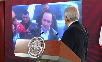 AMLO en conferencia mañanera. Foto: