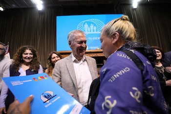 Juan Schiaretti estuvo hoy en