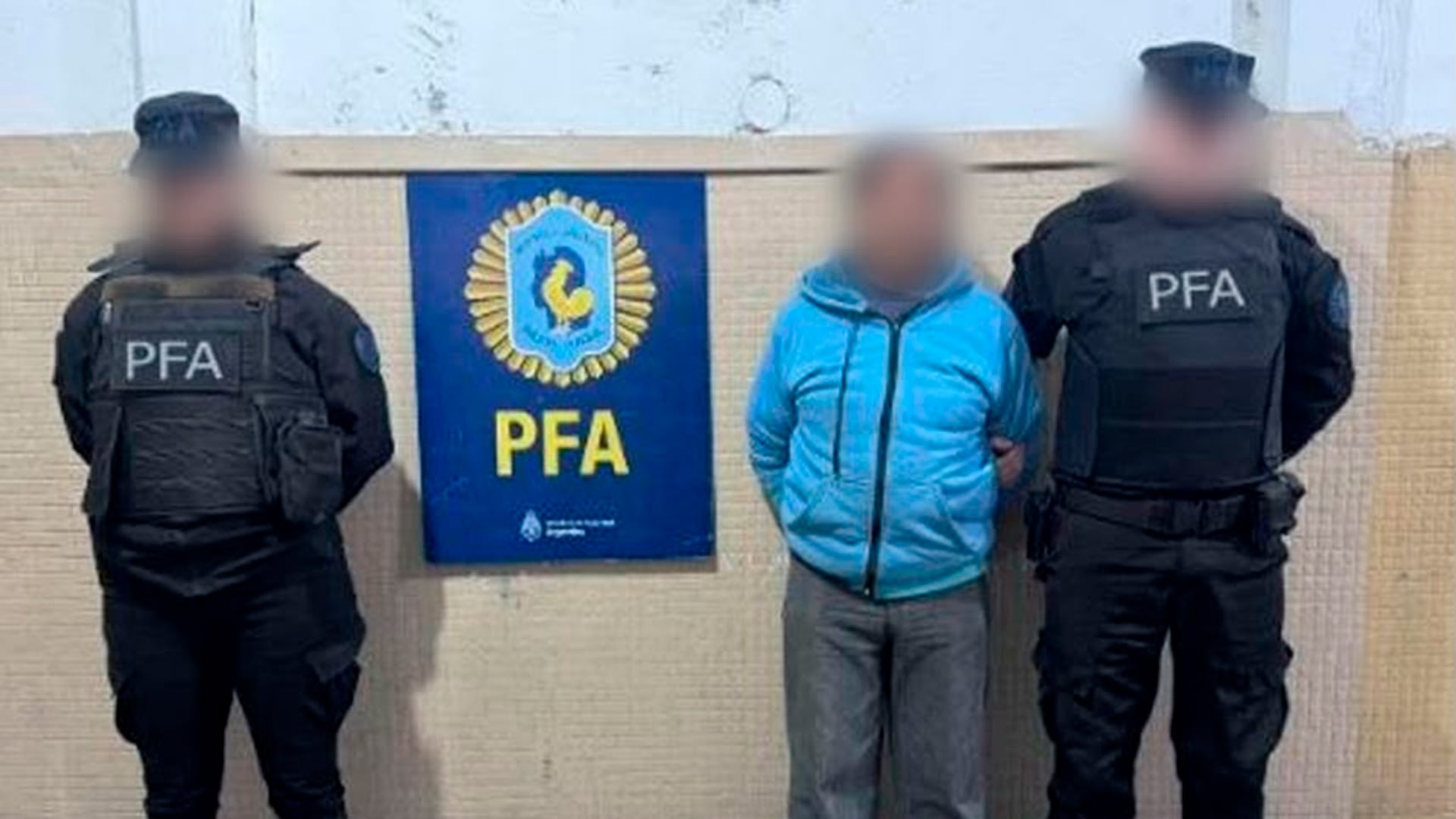 El detenido quedó a disposición del Juzgado de Garantías N° 2 del Departamento Judicial de Quilmes