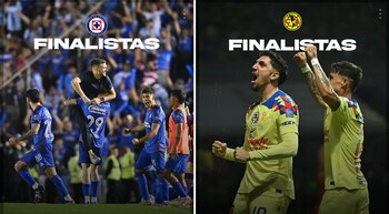 América y Cruz Azul a