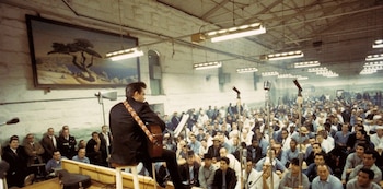 Johnny Cash brindó dos shows