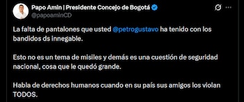 Papo Amín - crédito @papoaminCD/X