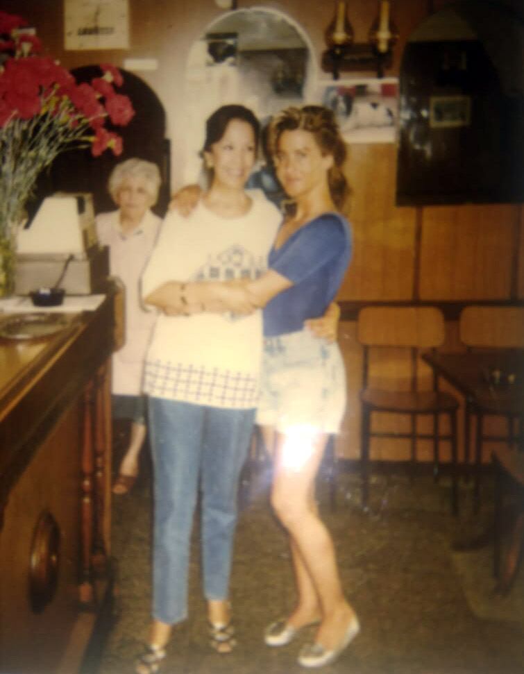 Norma junto a su única hija Gioconda, quien falleció en 2018