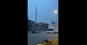 Las lluvias extremas registradas el 8 de abril de 2026 en la República Dominicana provocaron interrupciones masivas en el sistema de energía eléctrica, según autoridades gubernamentales. (Foto cortesía redes sociales)