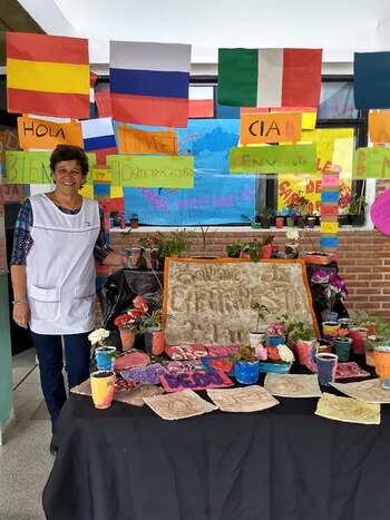 Elcira Avinceto es maestra de