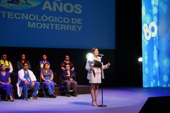 Emma Borrayo, estudiante del campus