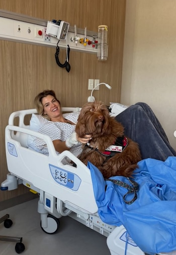 Mery del Cerro atravesó los días más difíciles hace un tiempo y recibió la visita de su perro
