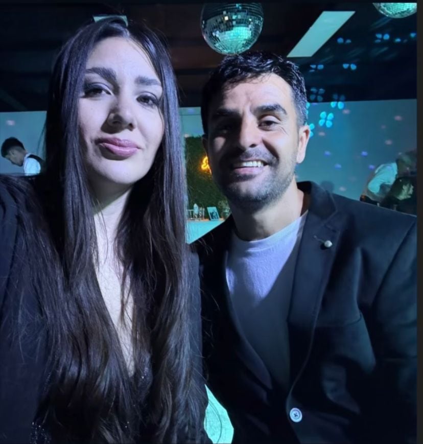 Magalí Vera y Javier Cerfoglio, en el casamiento previo a la tragedia