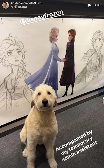 Las fotos compartidas por Kristen Bell no confirmaron una grabación de diálogos, pero señalaron una nueva etapa de trabajo en Frozen 3 - (Kristen Bell/Instagram)