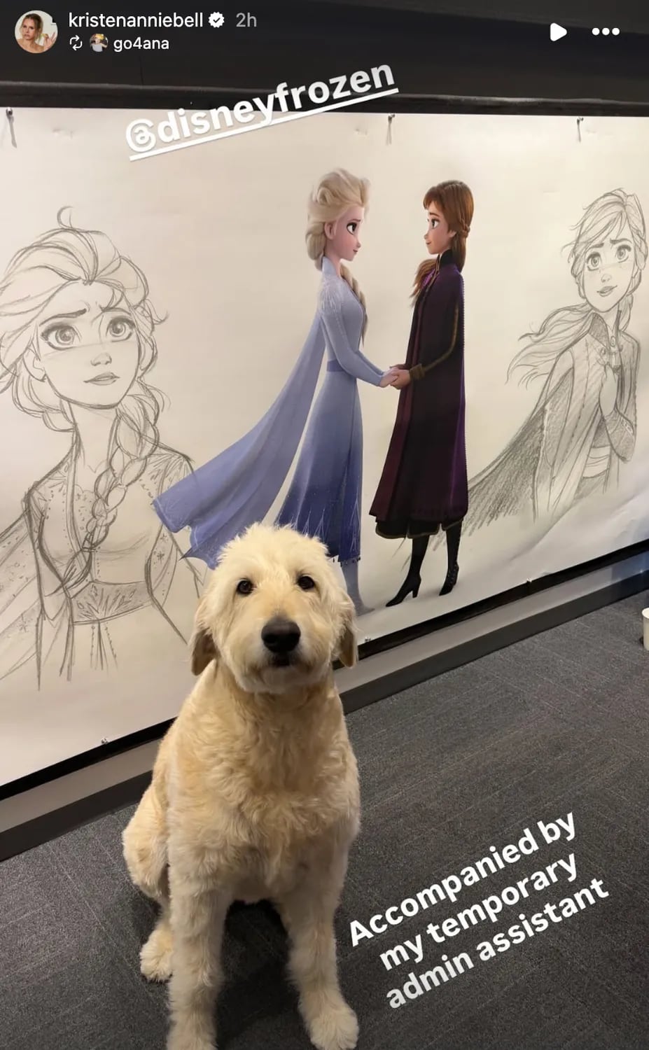 Las fotos compartidas por Kristen Bell no confirmaron una grabación de diálogos, pero señalaron una nueva etapa de trabajo en Frozen 3 - (Kristen Bell/Instagram)