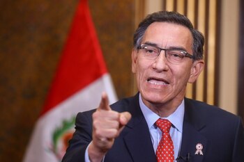 El presidente de Perú, Martín