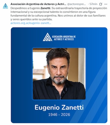 Murió Eugenio Zanetti, el artista cordobés que ganó un Oscar en Hollywood