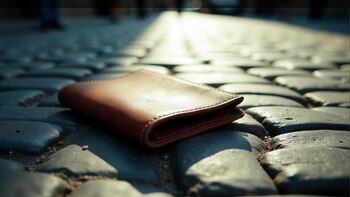 Una mujer pierde su cartera
