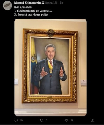 Meme de Iván Duque -