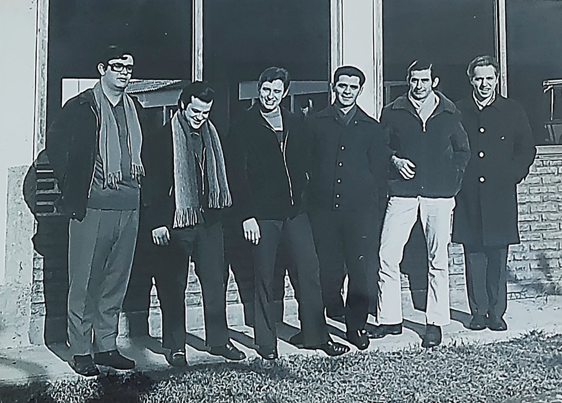 Un grupo de seminaristas de camadas pretéritas. Alguno de ellos ha alcanzado la jerarquía episcopal