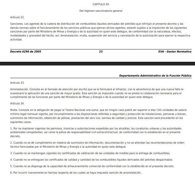 El Ministerio de Minas tiene una normativa clara para las estaciones que no disminuyan el precio de la gasolina - crédito Función Pública