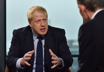 El primer ministro británico, Boris