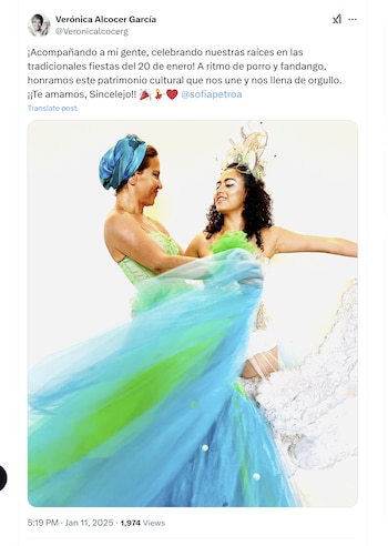 La primera dama Verónica Alcocer