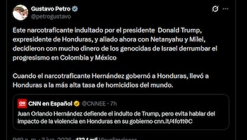 Gustavo Petro - crédito @petrogustavo/X