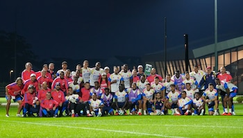 La Tricolor tuvo su última sesión de entrenamiento el 1 de octubre de 2026 en la sede deportiva del New York Red Bull de la MLS de Estados Unidos-crédito Federación Colombiana de Fútbol