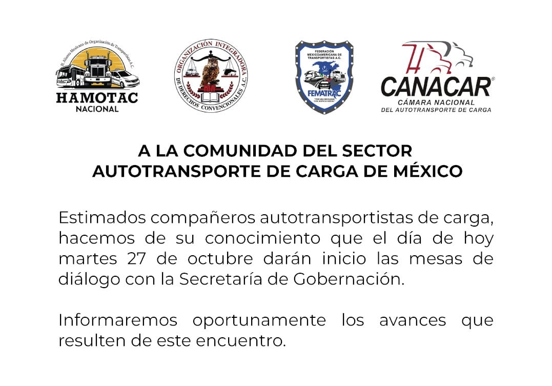 (Crédito: X | @canacarmexico)