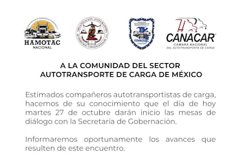 (Crédito: X | @canacarmexico)