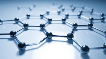 Una lámina de un átomo