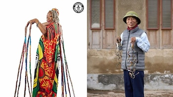 Guinness World Records también registra los récords de uñas largas de Diana Armstrong en Estados Unidos y de Lưu Công Huyền en Vietnam (Créditos: Récord Guinness)