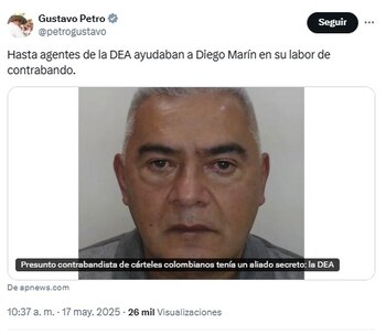 El presidente Gustavo Petro reaccionó