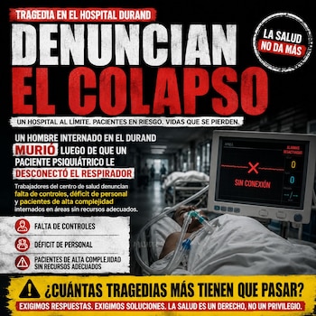 La publicación que hizo ATE sobre el caso en las redes sociales