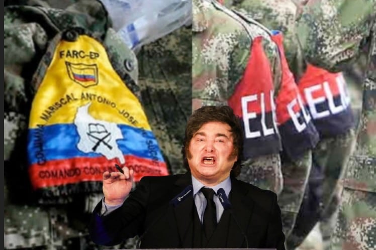 El gobierno argentino de Javier Milei declaró a las Farc y el ELN como organizaciones terroristas: “Son organizaciones insurgentes guerrilleras de extrema izquierda”