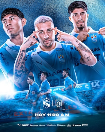 Sporting Cristal se enfrentará a CD Moquegua en el estadio Alberto Gallardo.